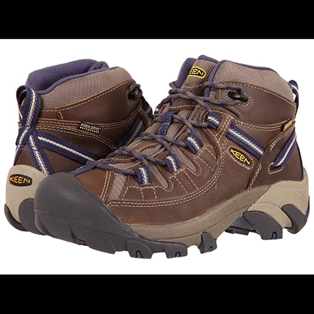 New Keen Hiking Boots Goat Crown Blue - Picture 3 of 9